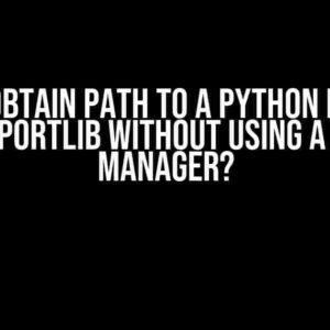 How to obtain path to a python data file using importlib without using a context manager?